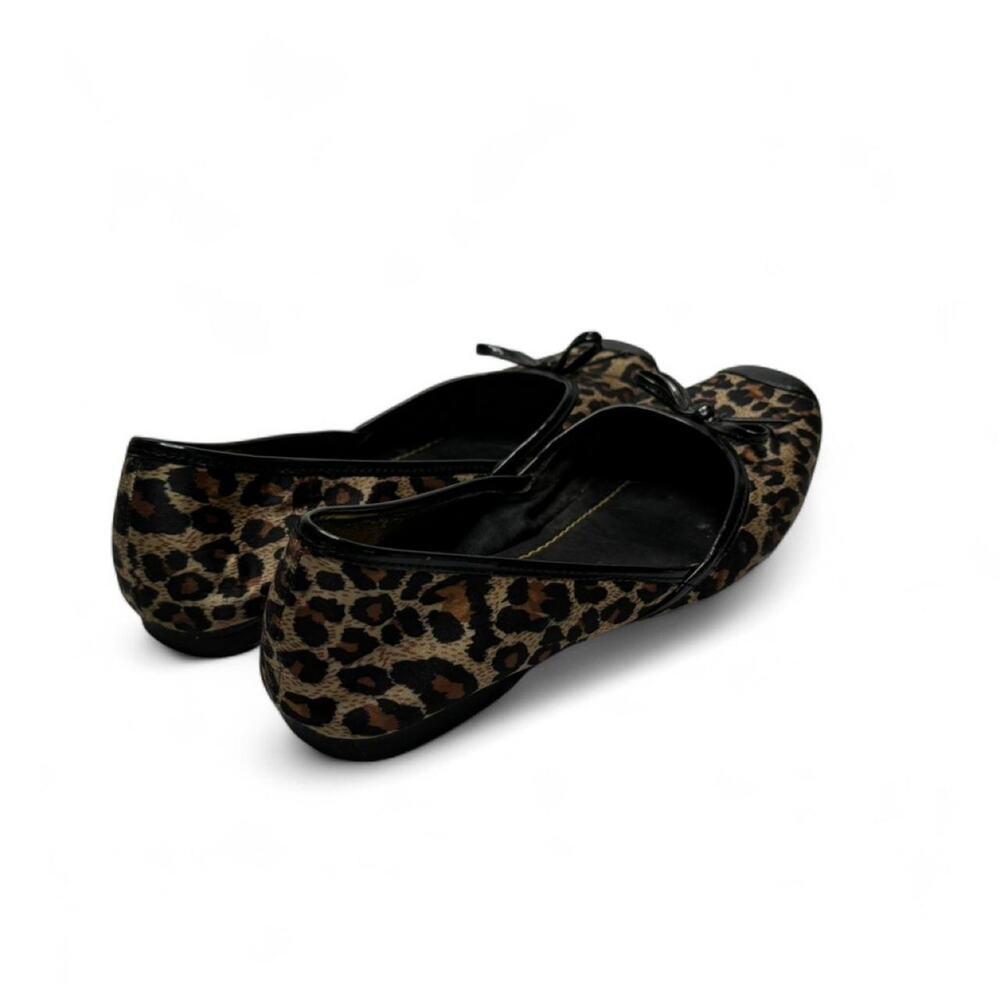 Sam & Libby Square Toe Leopard Print Ballet Flats women’s size 8 1/2 - Picture 4 of 8